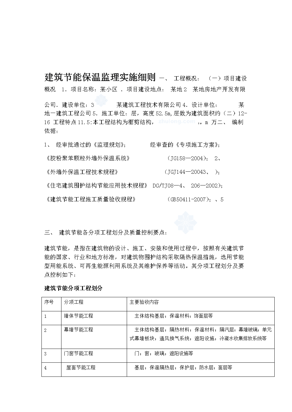 监理节能方案2019_细则监理节能实施工程方案_节能工程监理实施细则