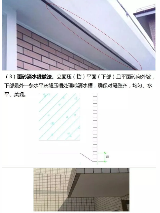 滴水线 图集_滴水线规范_滴水线图集做法