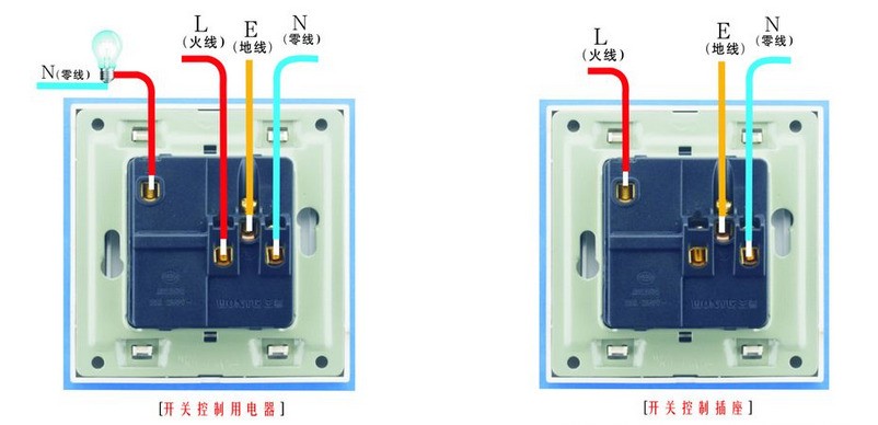usb插座接线图_插座接线图解LN_插座接线图解