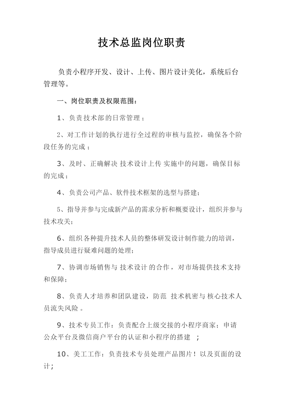 总监岗位责任_总监岗位责任制_企划总监岗位职责说明书